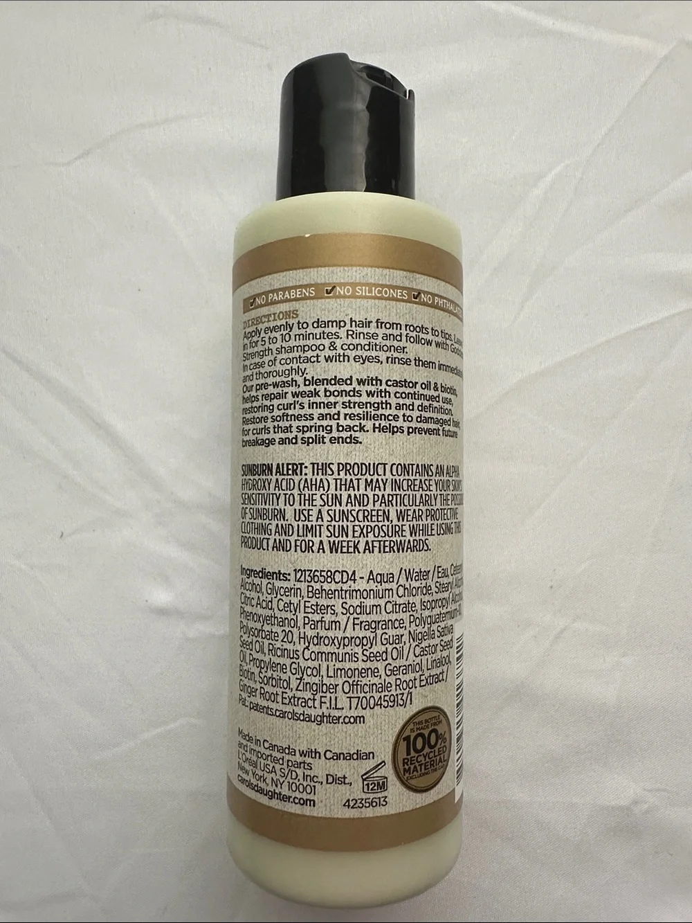 Carol's Daughter Goddess Strength Curl Restoration Concentrate 5.1 oz